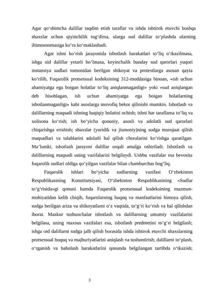 Dalillar va isbotlash 3