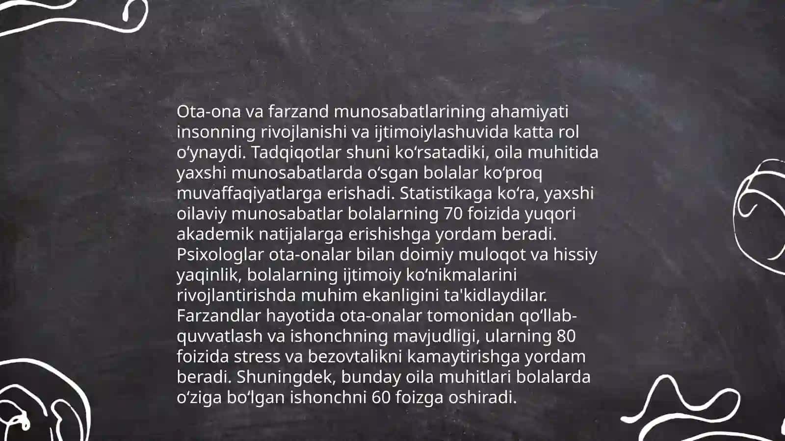 Xalq pedagogikasida ota-ona va farzandlar oʻzaro munosabatlari 3
