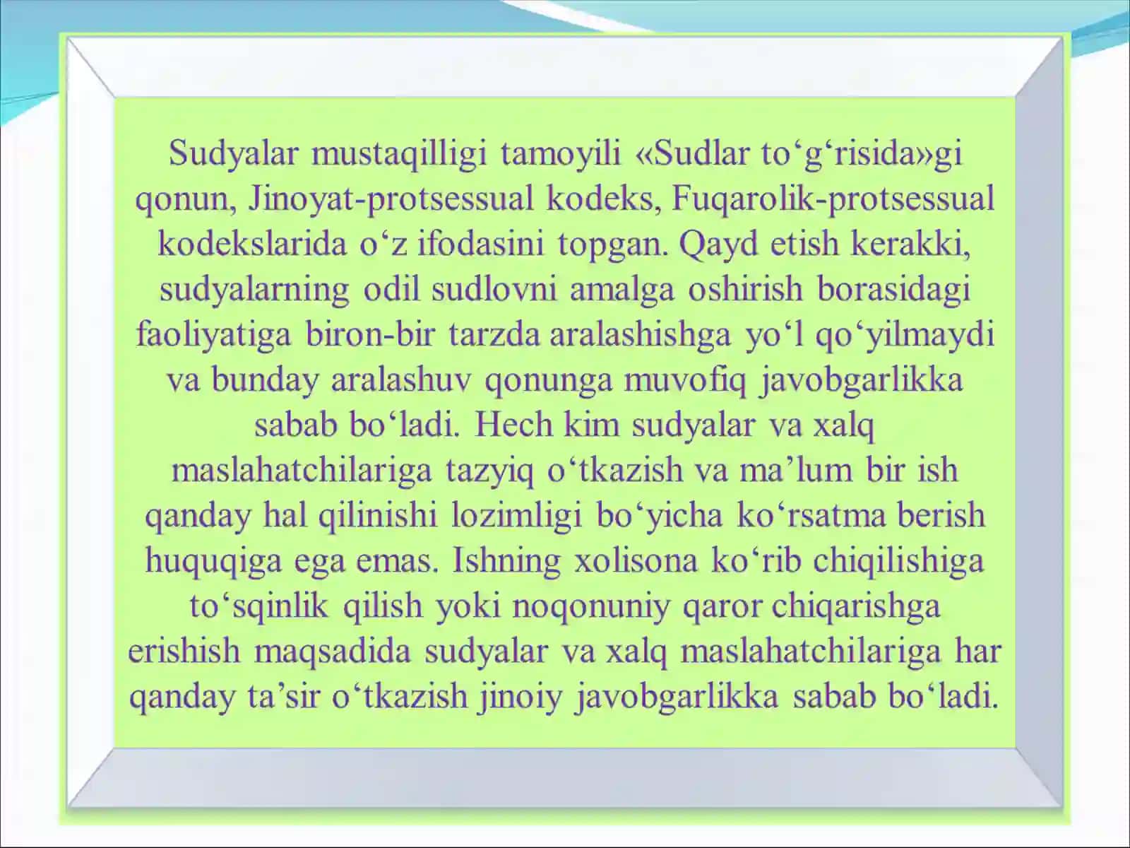 QONUN USTUVORLIGINI TA’MINLASH VA SUD-HUQUQ TIZIMINI YANADA ISLOH QILISHNING USTUVOR YO‘NALISHLARI 3