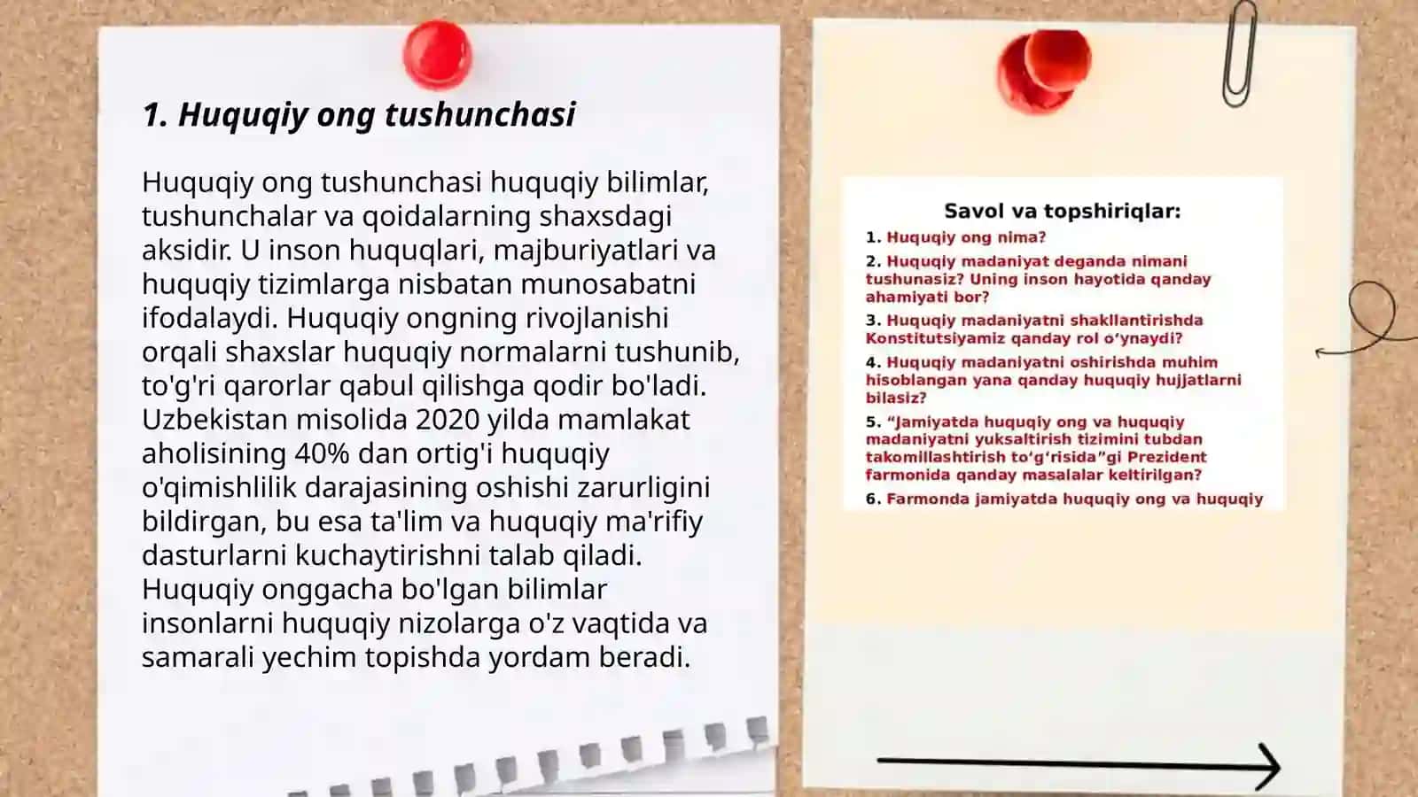 Huquqiy ong: tushunchasi, belgilari va turlari 3