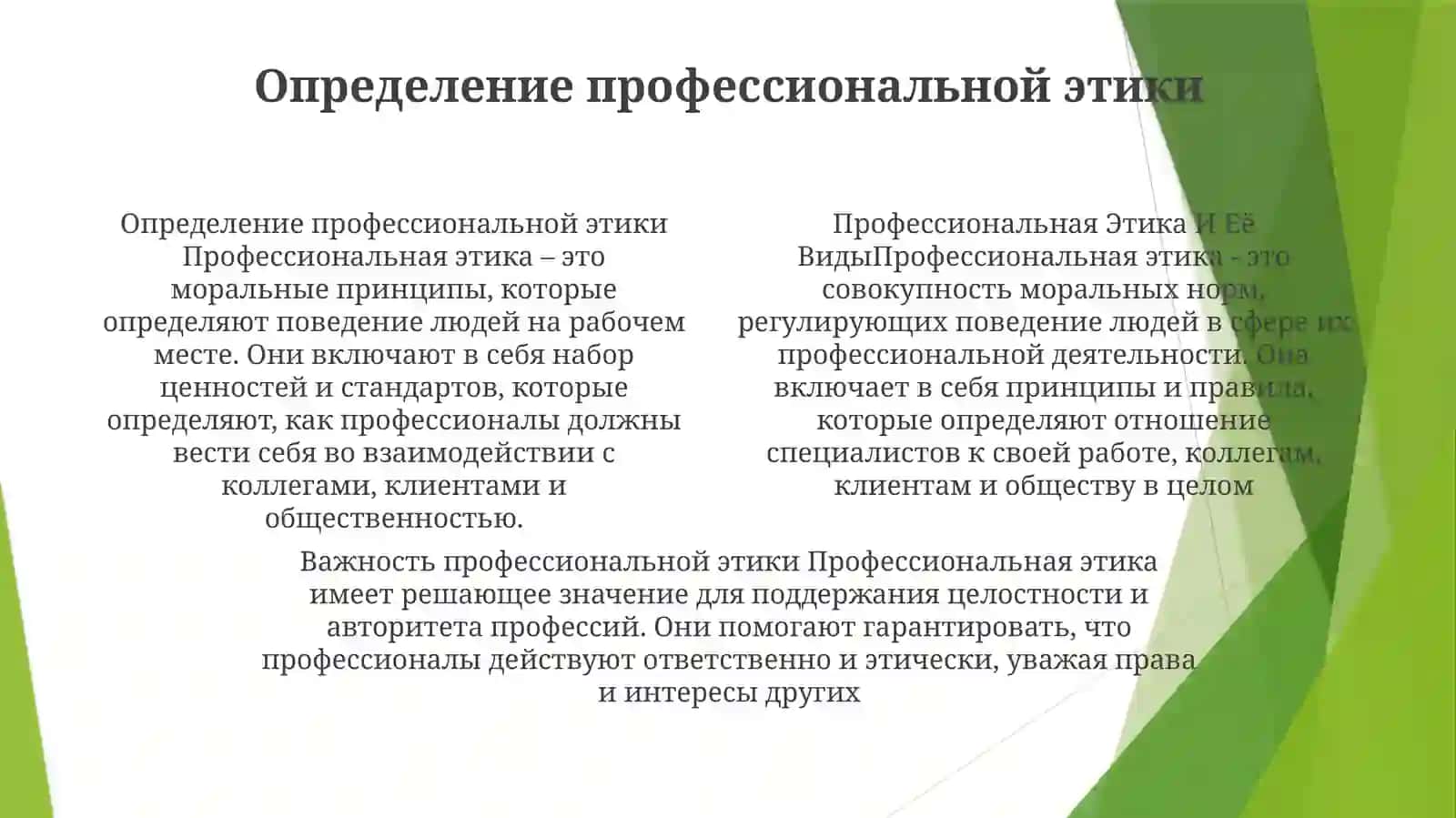 Профессиональная Этика ИЕёВиды 3