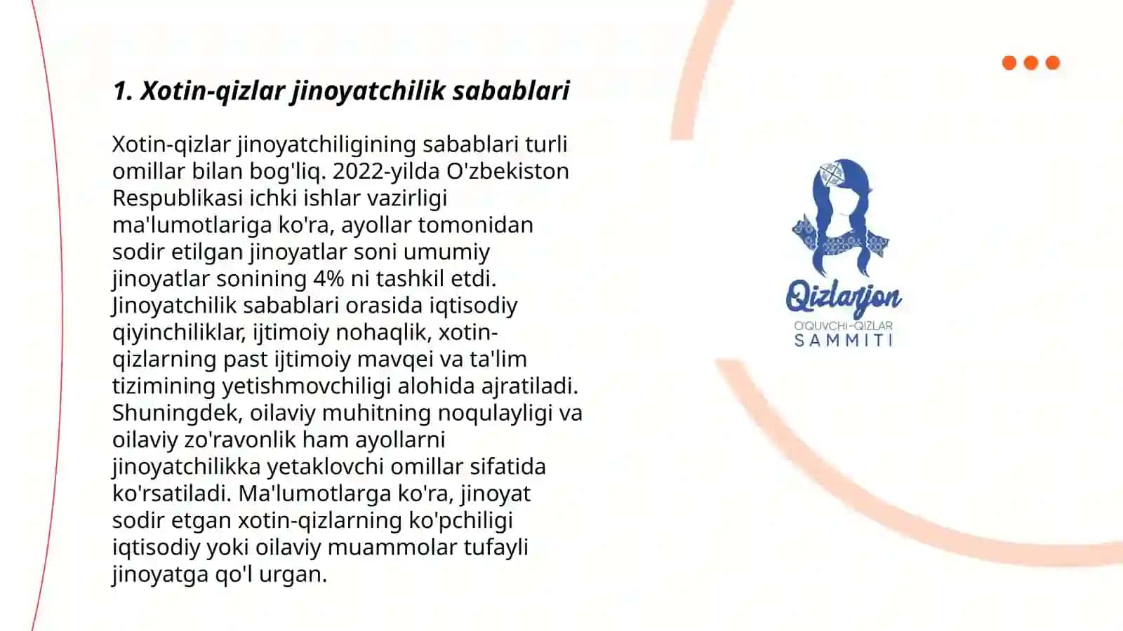 Xotin-qizlar o‘rtasida jinoyatchilik 3