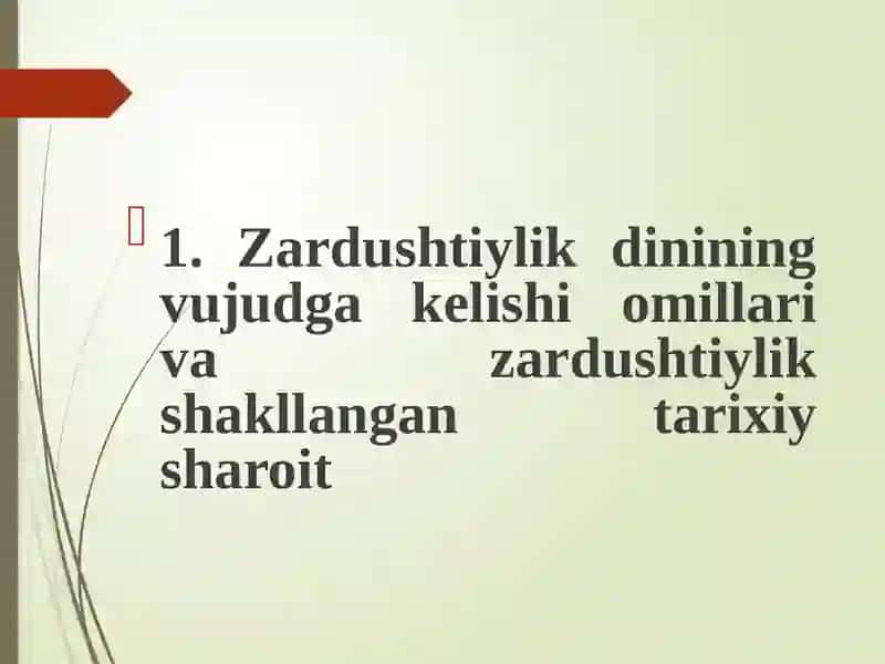 Zardushtiylik Dinining Vujudga Kelishi va Tarixiy Sharoit 3