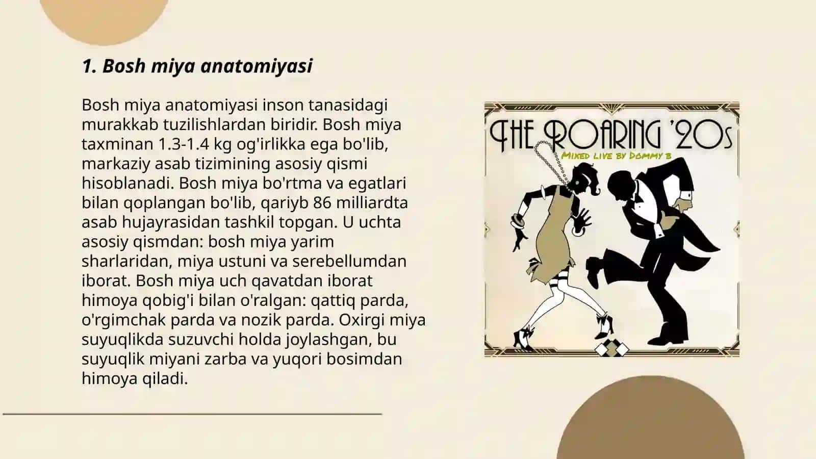 Bosh miya anatomiyasi 3