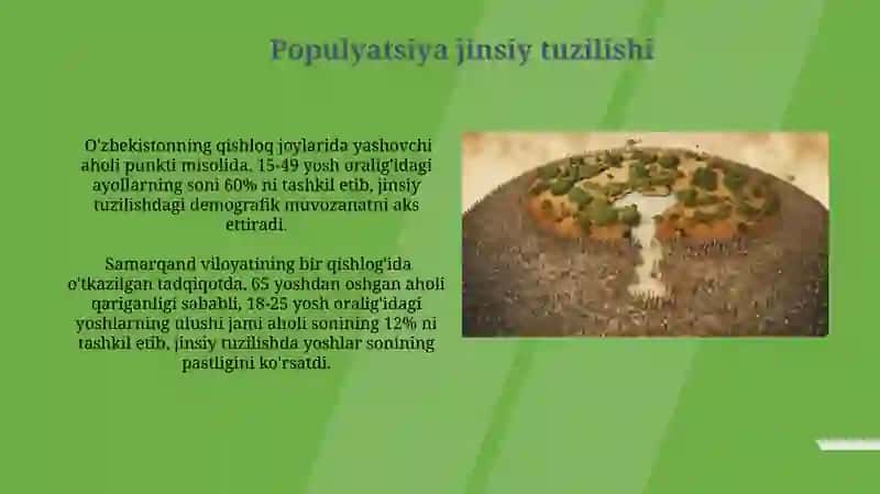 Populyatsiyalar ekologiyasi.Populyatsiyaning ekologik strukturasi 3
