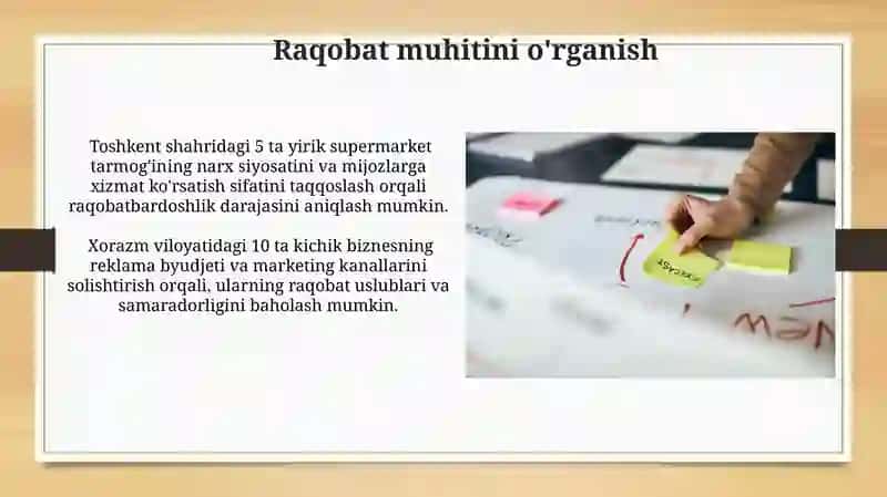Marketing tadqiqotlarining asosiy yonalishlari 3