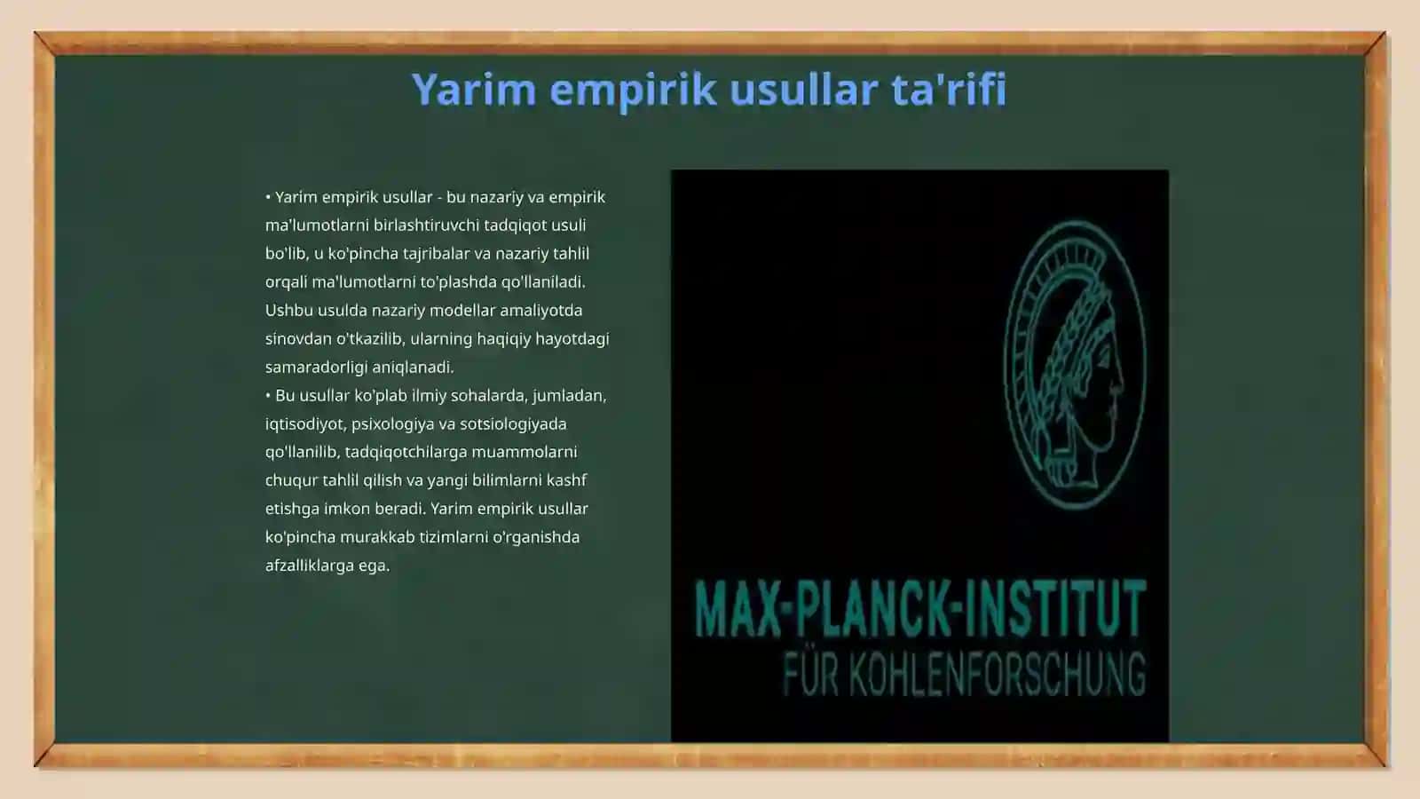 Yarim empirik usullar 3