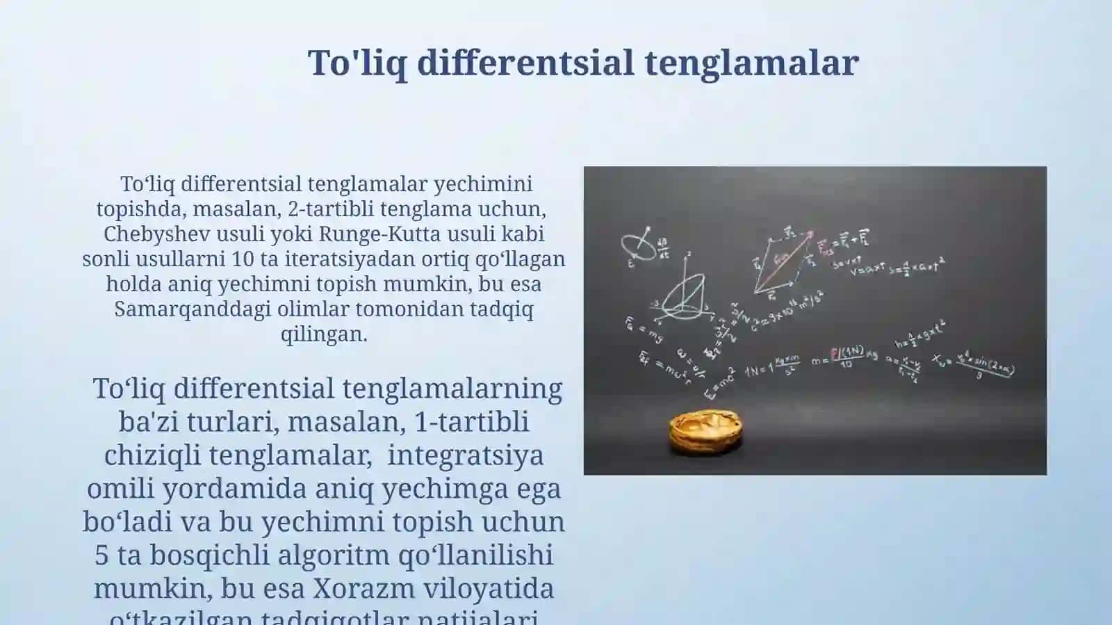 Oddiy Differentsial Tenglamalarni Ajratish Usullari 3