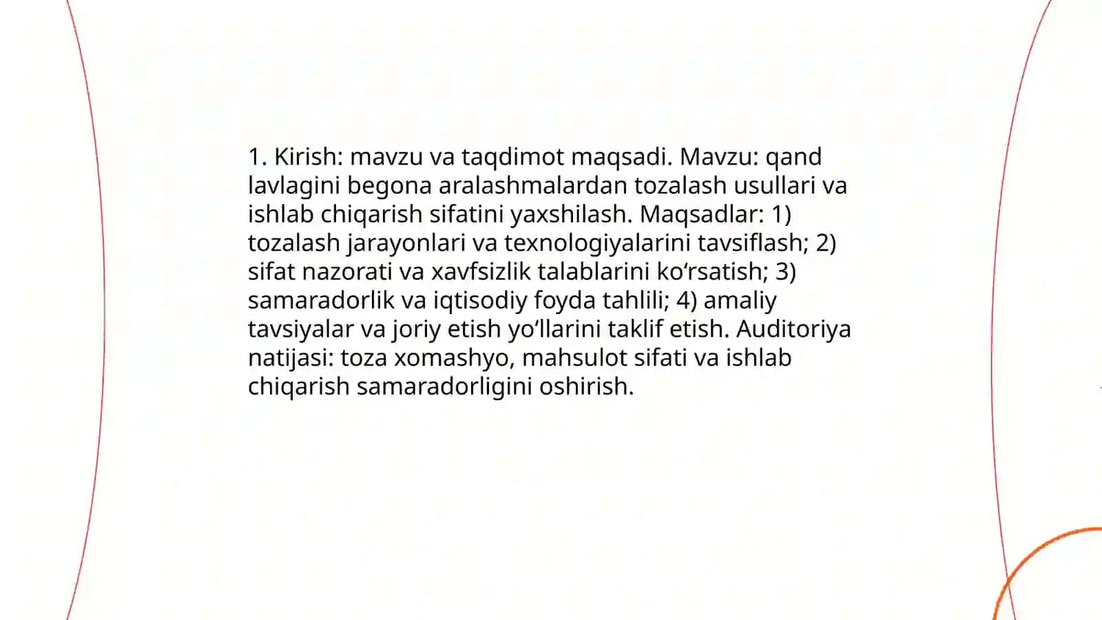 Qand lavlagini begona aralashmalardan tozalash 3