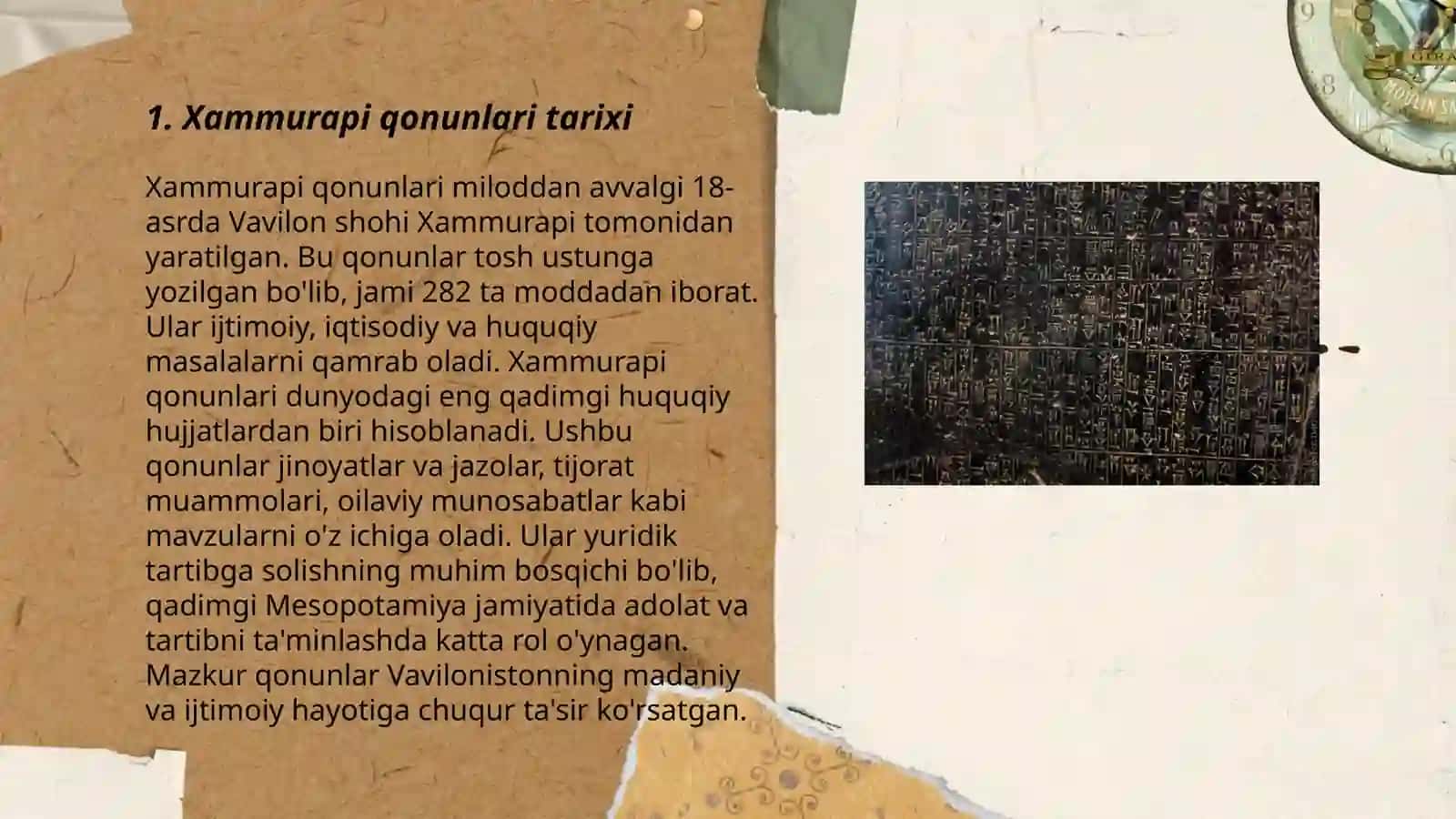 Xammurapi qonunlari 3