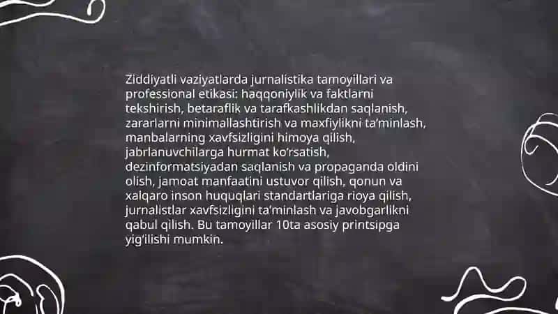 Ziddiyatli vaziyatlarda jurnalistika 3