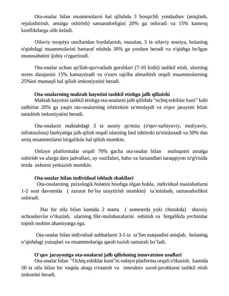 Ota-onalar qo'mitasi bilan hamkorlik 3