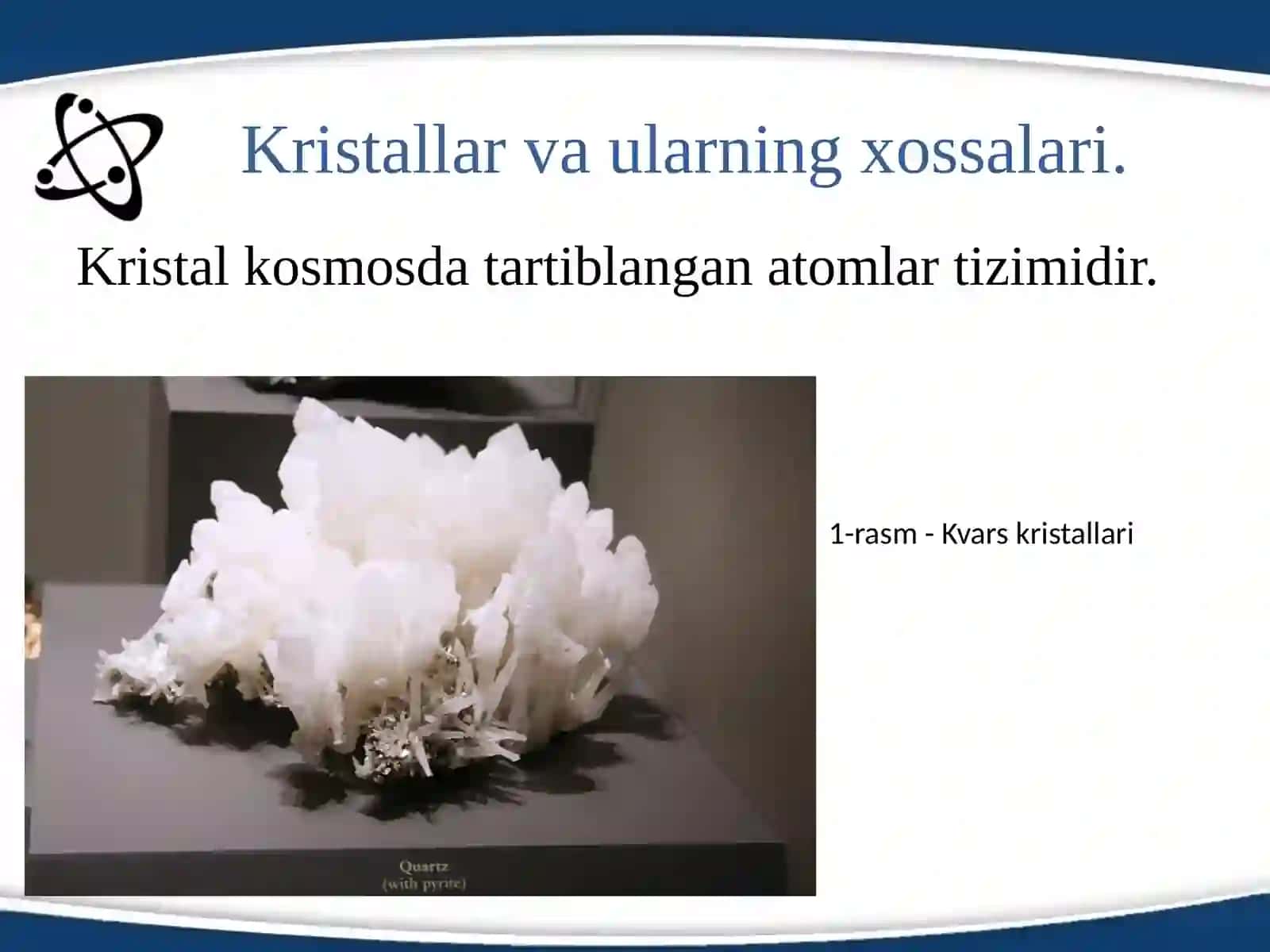 KRISTALLAR SIMMETRIYASI 3