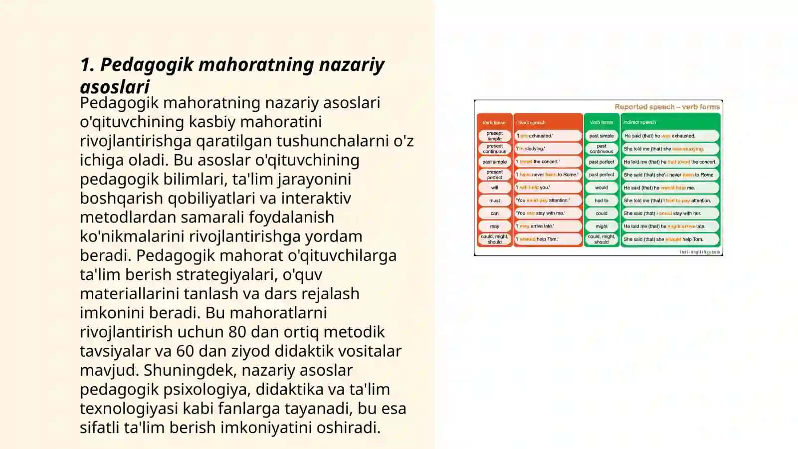 Pedagogik mahoratning asosiy tarkibiy qismlari 3