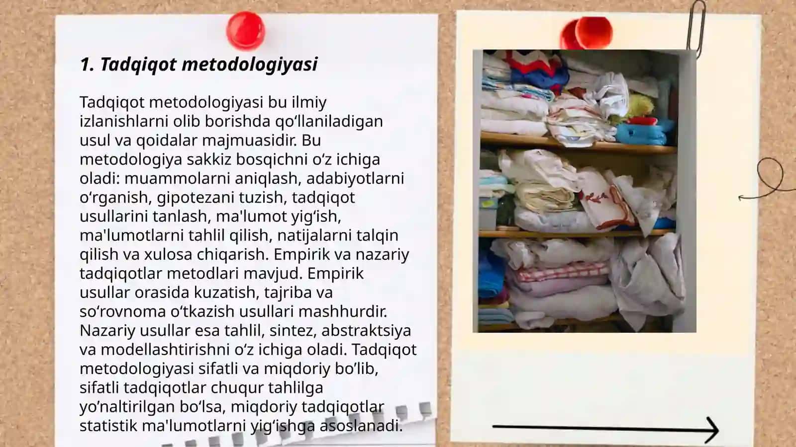Tadqiqotlar olib borish jarayoni va ularni tashkil qilish 3