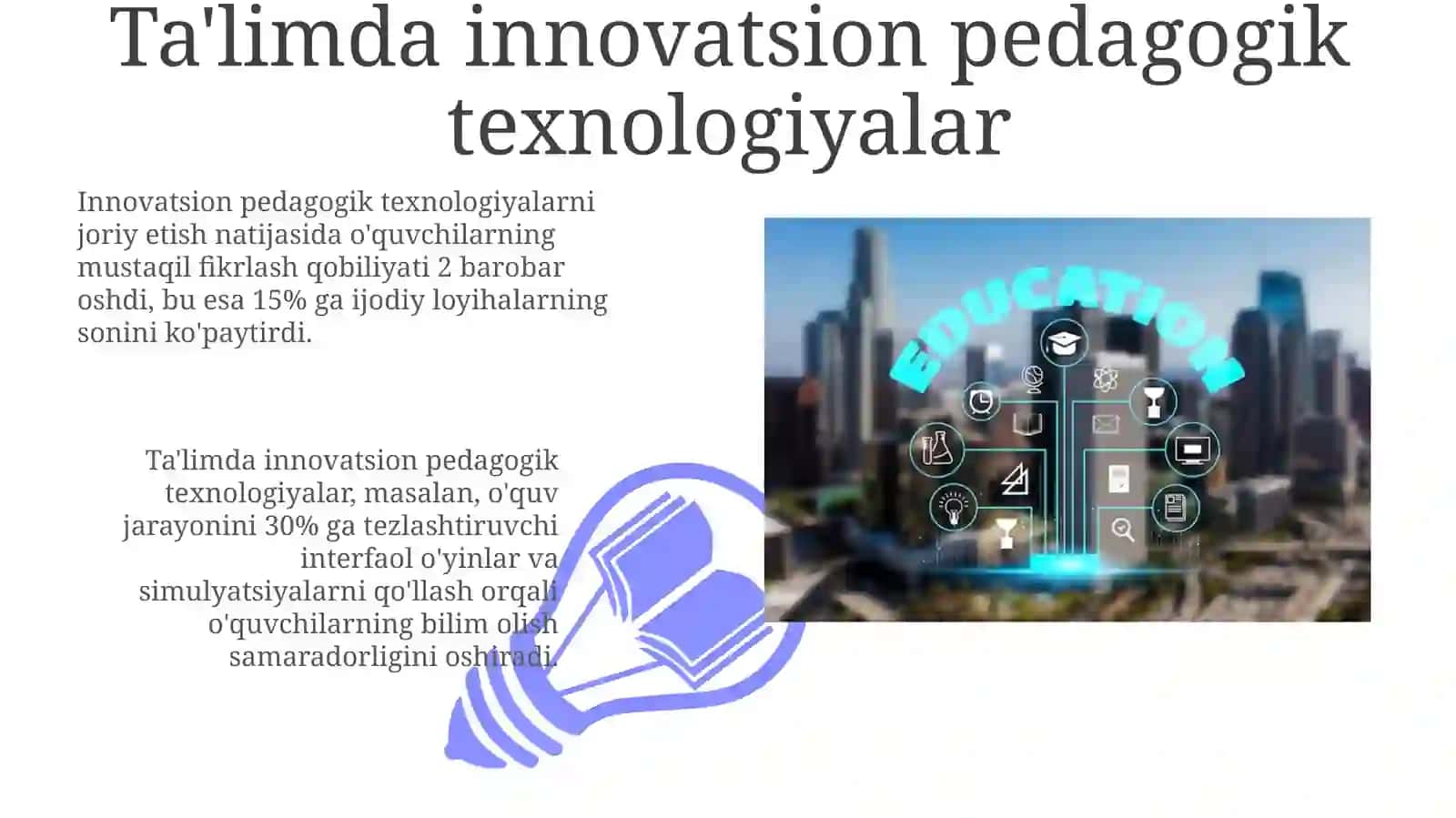 Ta'limda innovatsion pedagogik texnologiyalar 3