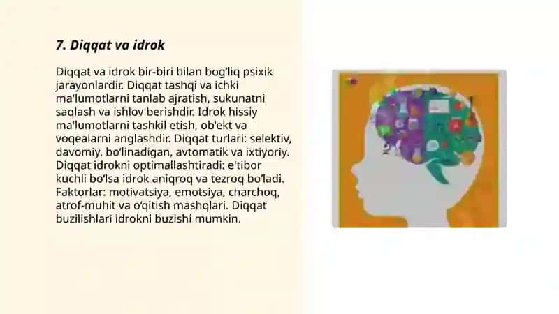 Diqqat va idrok 3
