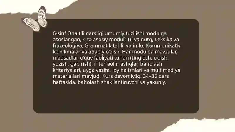 6-sinf "Ona tili" darsligi 3