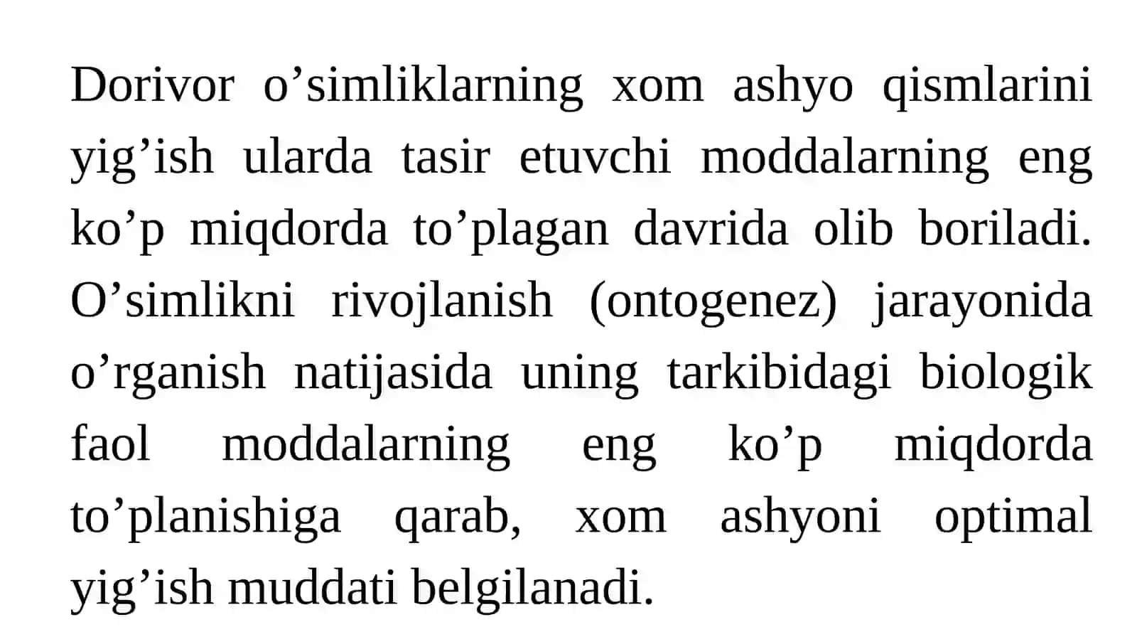 Dorivor O’simliklar Hom-Ashyosini Tayyorlash Va Birlamchi Ishlov Berish Usullari 3