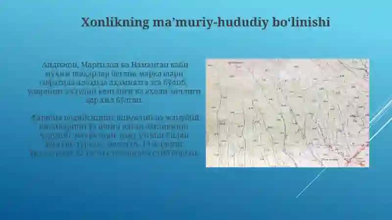 Qoqon xonligi geografiyasi 3