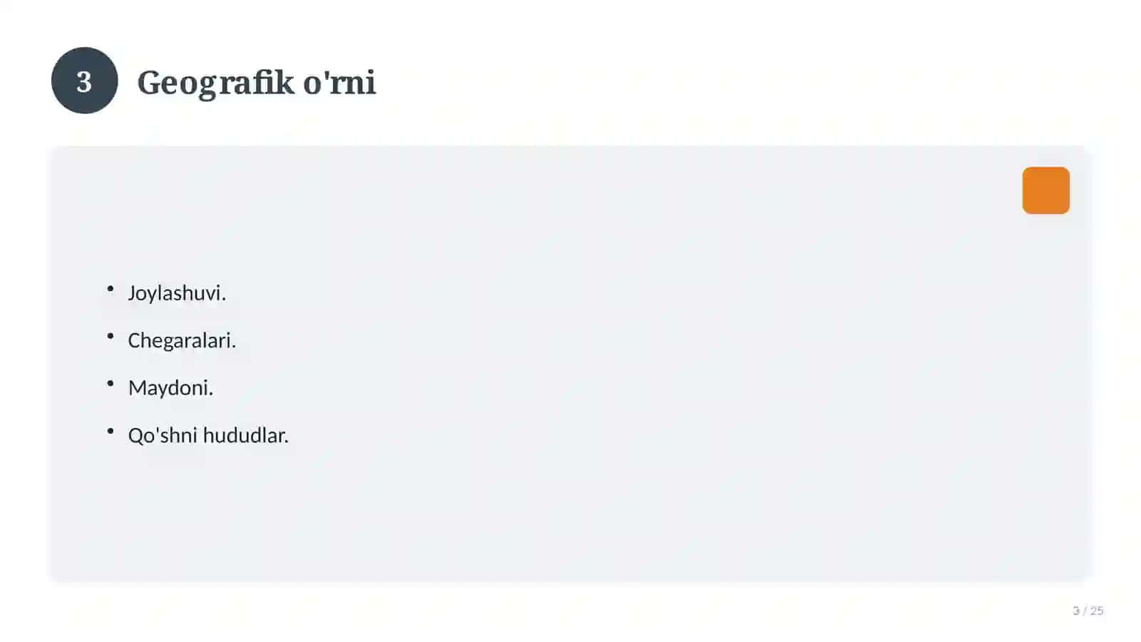 Geografiya fanidan 5-sinf loyiha ishi 3