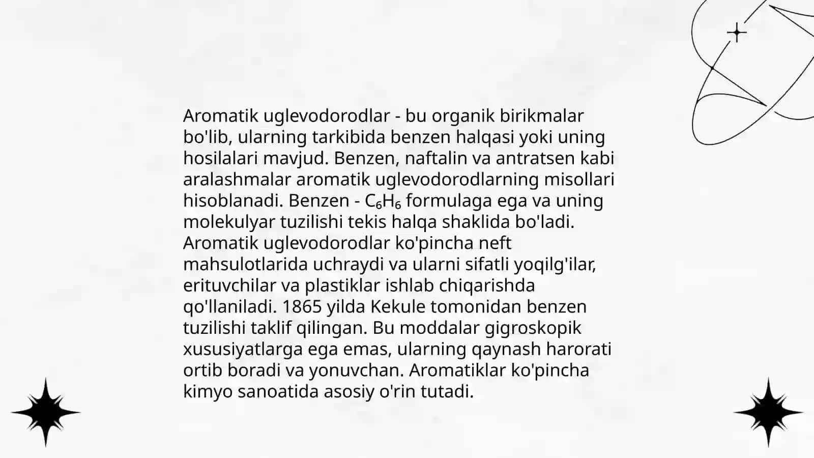 Aromatik uglevodorodlar 3