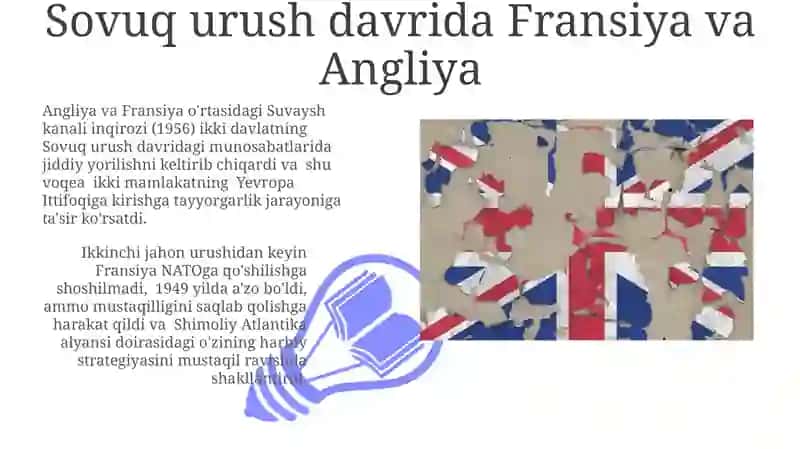 Fransiya va Angliya ikkinchi jahon urushidan keyingi yillarda 3