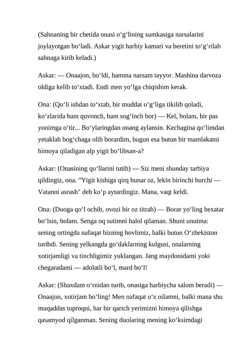 14-yanvar Vatan himoyachilar kuni. Tadbir ssenariysi      14-yanvar Vatan himoyachilari kuni uchun tadbir ssenariylari          14 Yanvar Vatan Himoyachilari Kuni Tadbir Ishlanmasi | 3