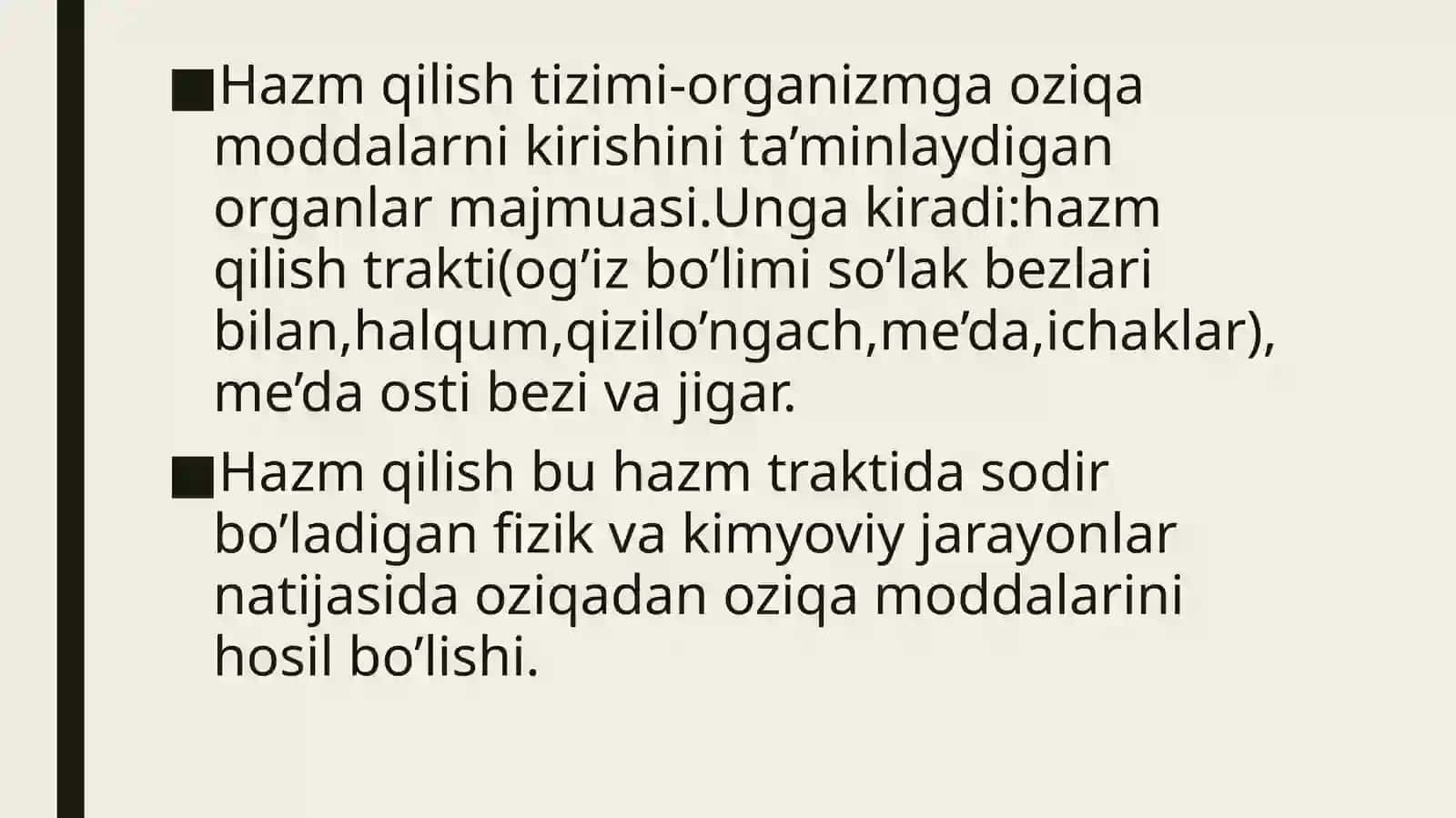 Og’iz bo’shlig’i hazm qilish jarayonini o’rganish 3