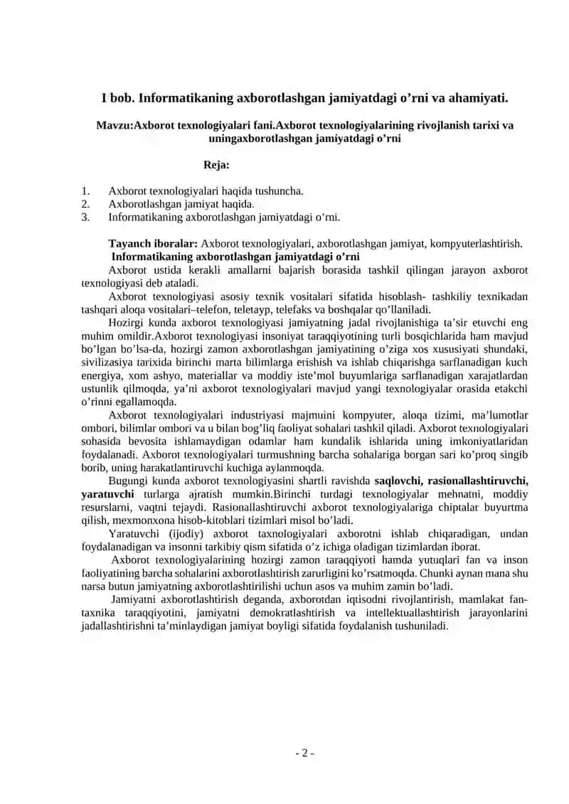KADRLAR BO‘LIMI UCHUN AXBOROT TIZIMINI LOYIHALASHTIRISH 3