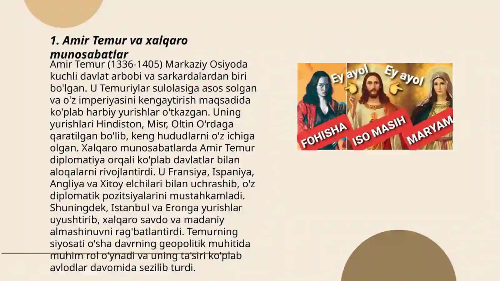 Amir Temur diplomatiyasi 3