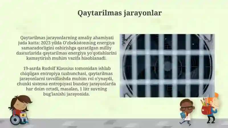 Termodinamikaning 2-qonuni 3