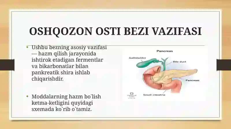 Pankreatit rivojlanishining biokimyoviy asoslari. Davolash va diagnostika tamoyillari 3
