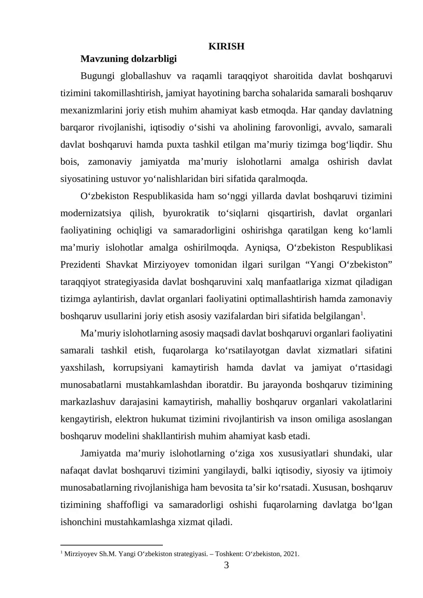 JAMIYATDA MA'MURIY ISLOHOTLAR XUSUSIYATLARI VA YO'NALISHLARI 3