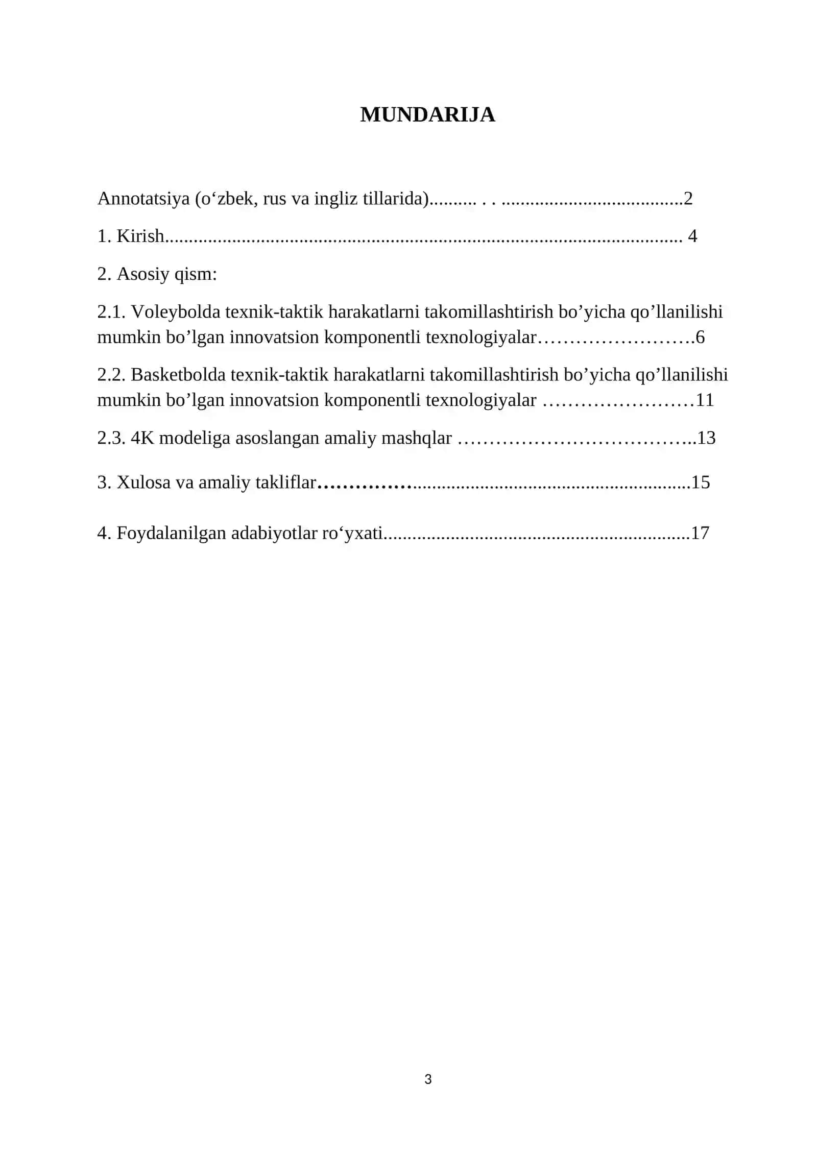 Jismoniy tarbiya metodik tavsiya ishi 3