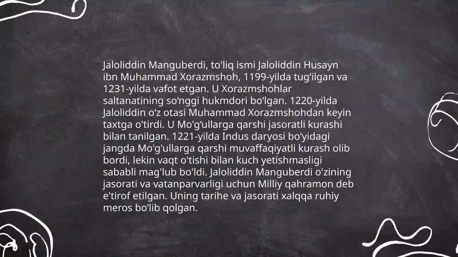 Jaloliddin Manguberdi vatan himoyachisi 3