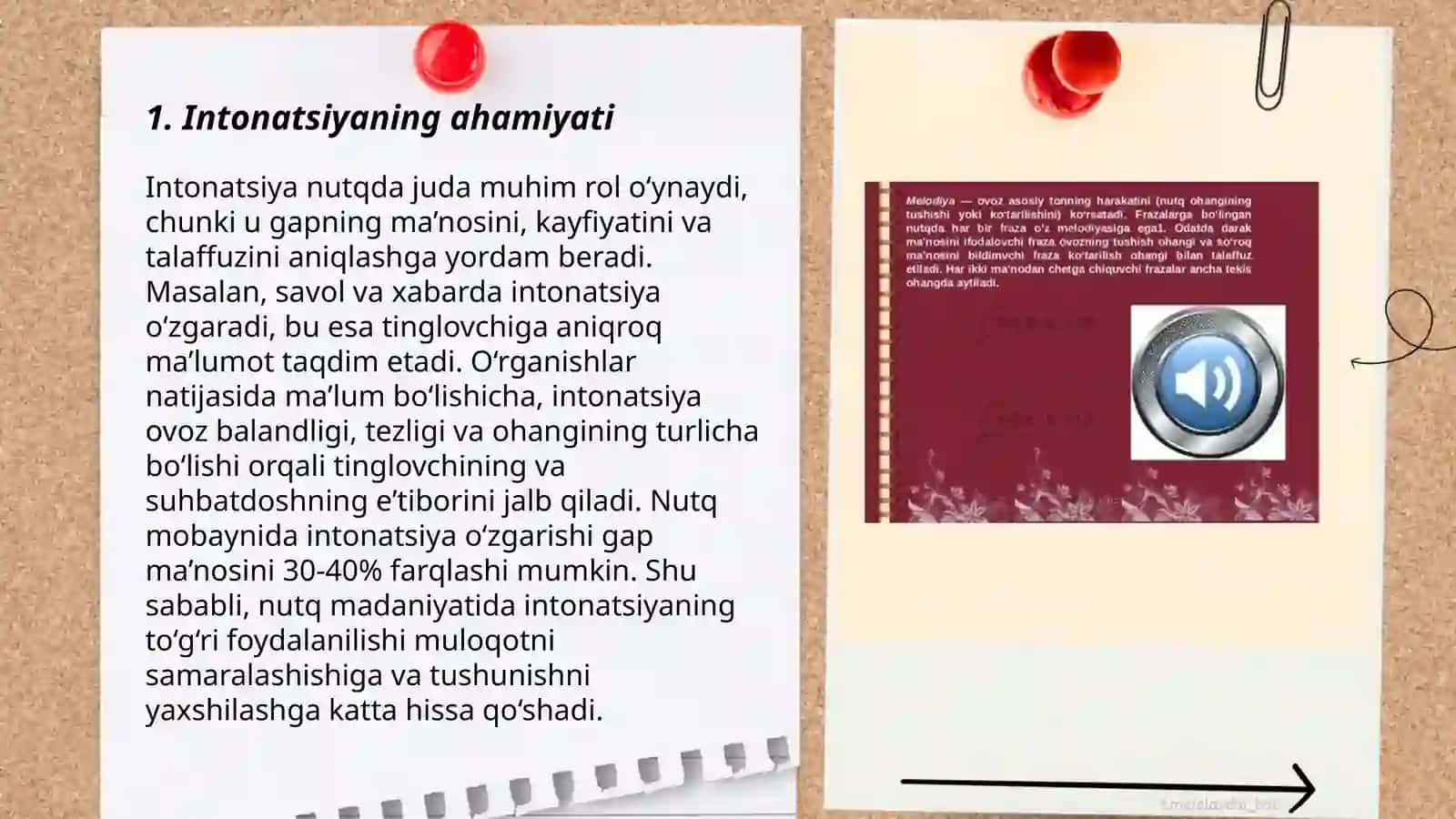 Matnni ifodali oʻqishda intonatsiya ovoz va nafas 3