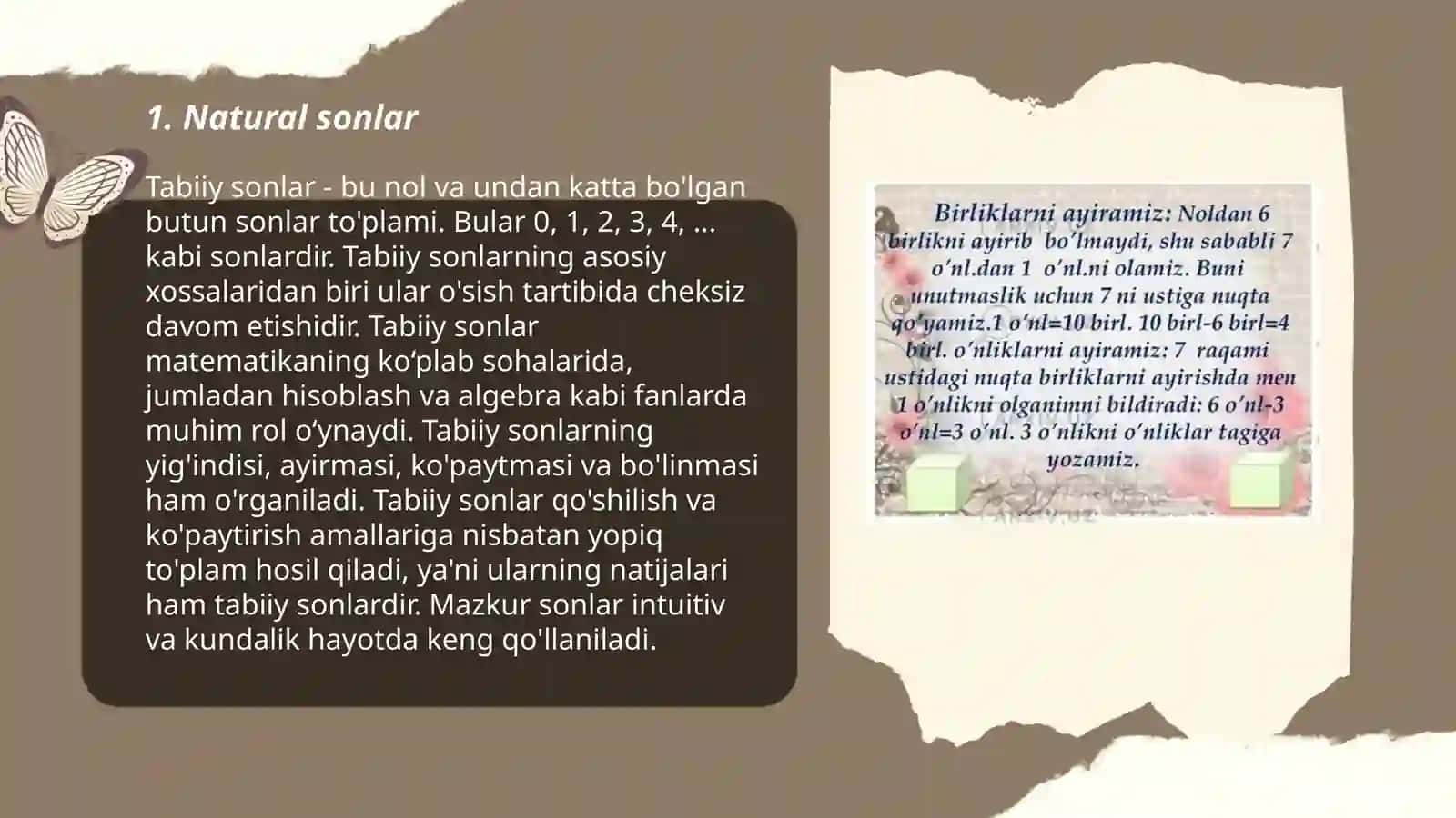 Natural sonlar 3