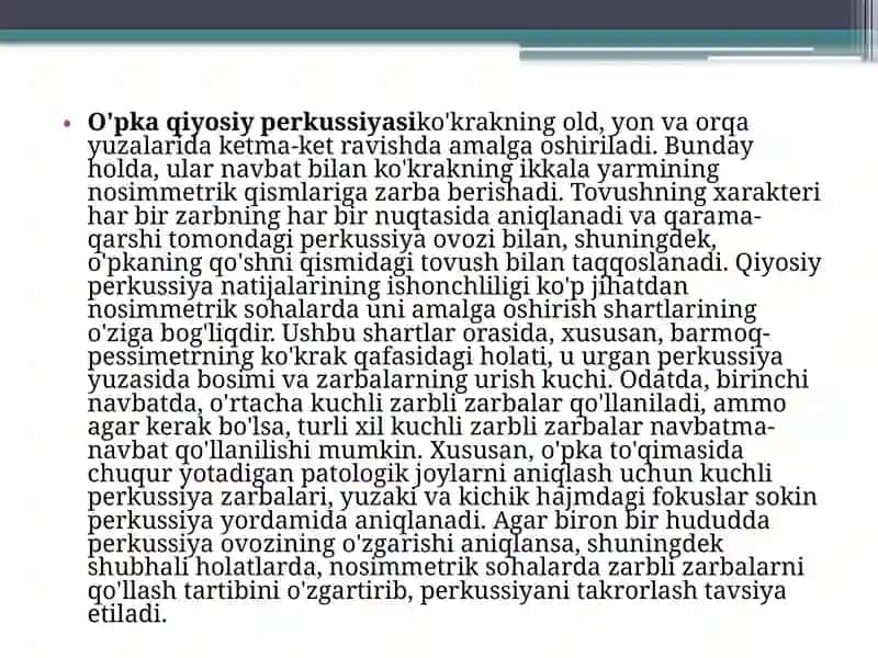 O’pkaperkussiyasi 3