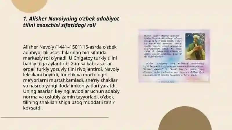 Alisher Navoiyning O'zbek adabiyot tilini asoschisi 3