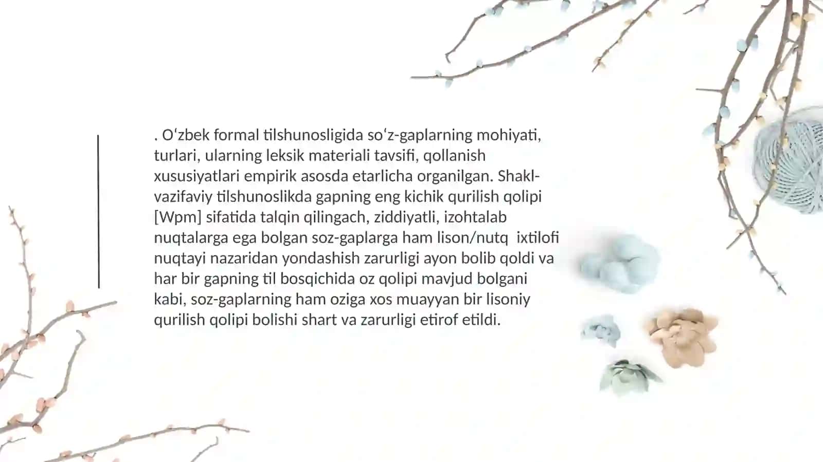 SO'Z-GAP TIZIMI HAQIDA 3