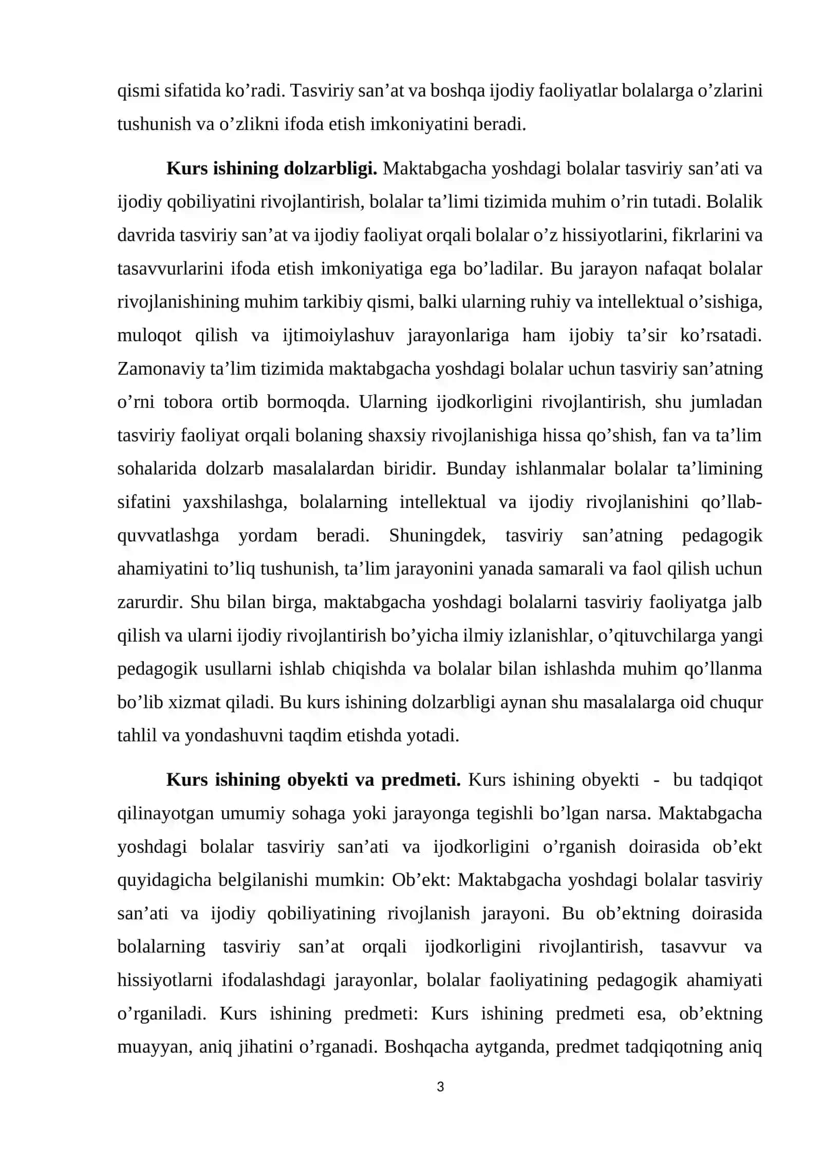 Tasviriy San'at va bolalar 3