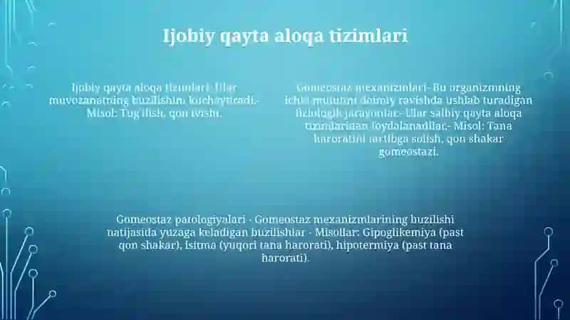 Gomeostaz Mexanizmi Va Uning Patoligiyalari 3