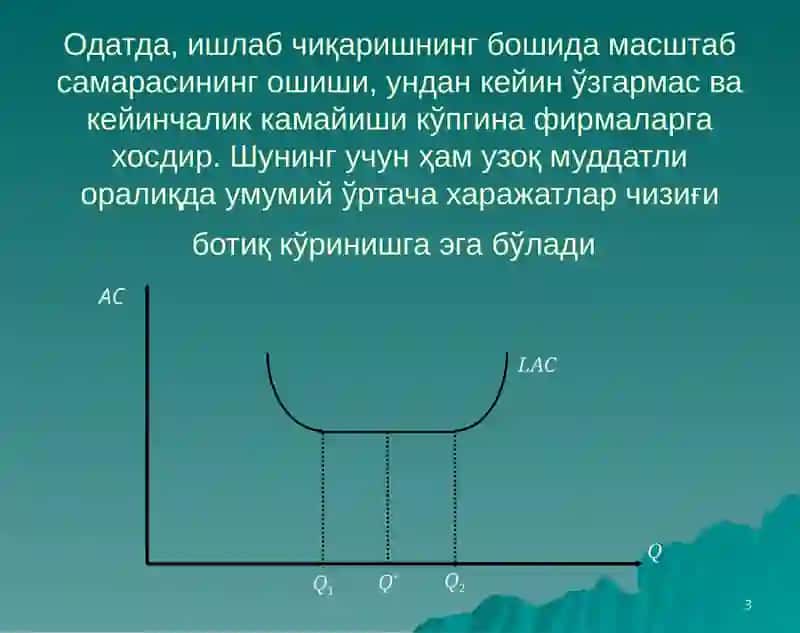 Узоқмуддатли оралиқда фирма фойдаланадиган омиллар 3