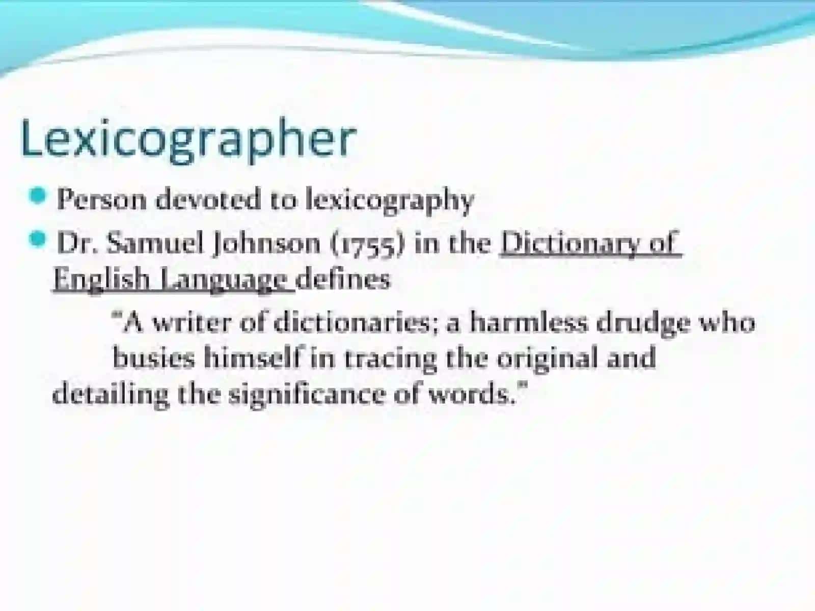 Lexicography, the object and task of science 3