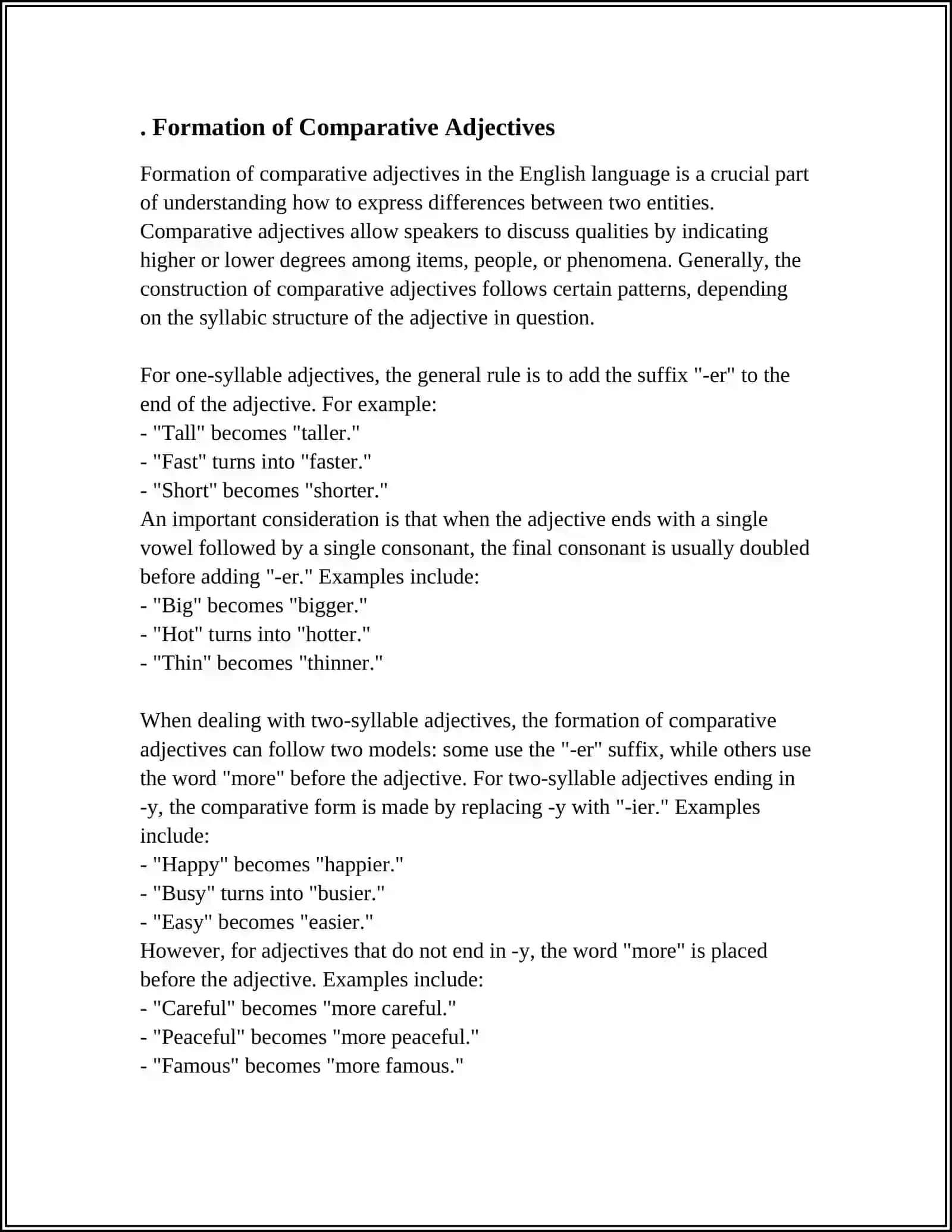 CORPORATIVES AND SUPERLATIVES 3