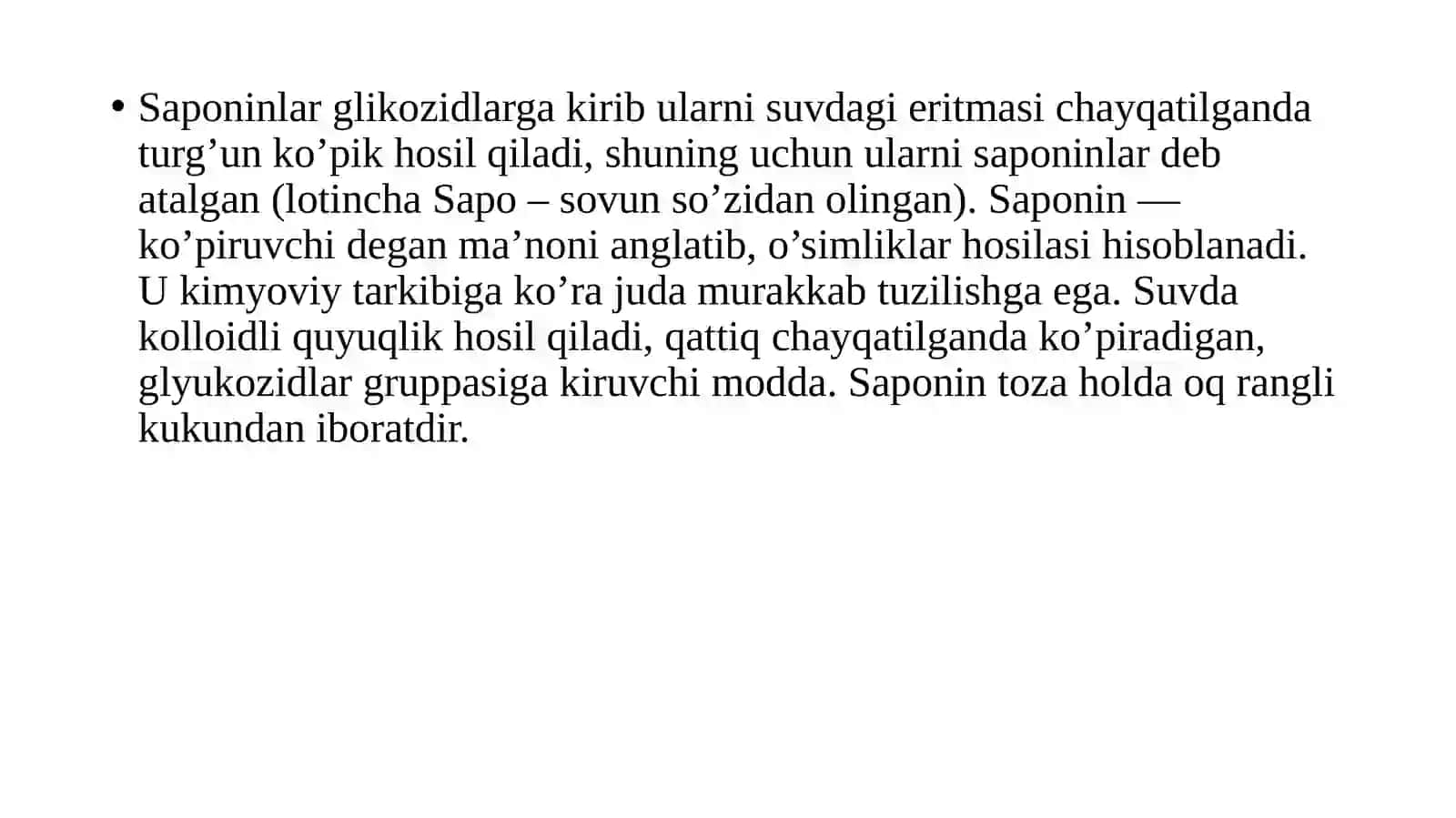 SAPONIN SAQLOVCHI ISTIQBOLLI DORIVOR O’SIMLIKLAR 3