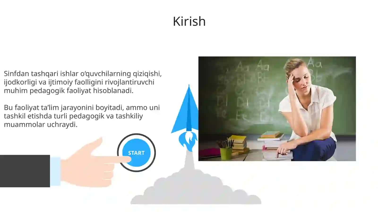 Sinfdan tashqari ishlarni tashkil etishning muommolarini oʼrganish 3