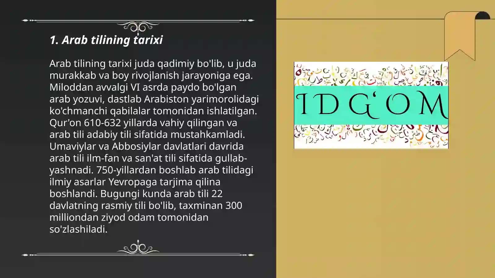 Arab tili haqida 3