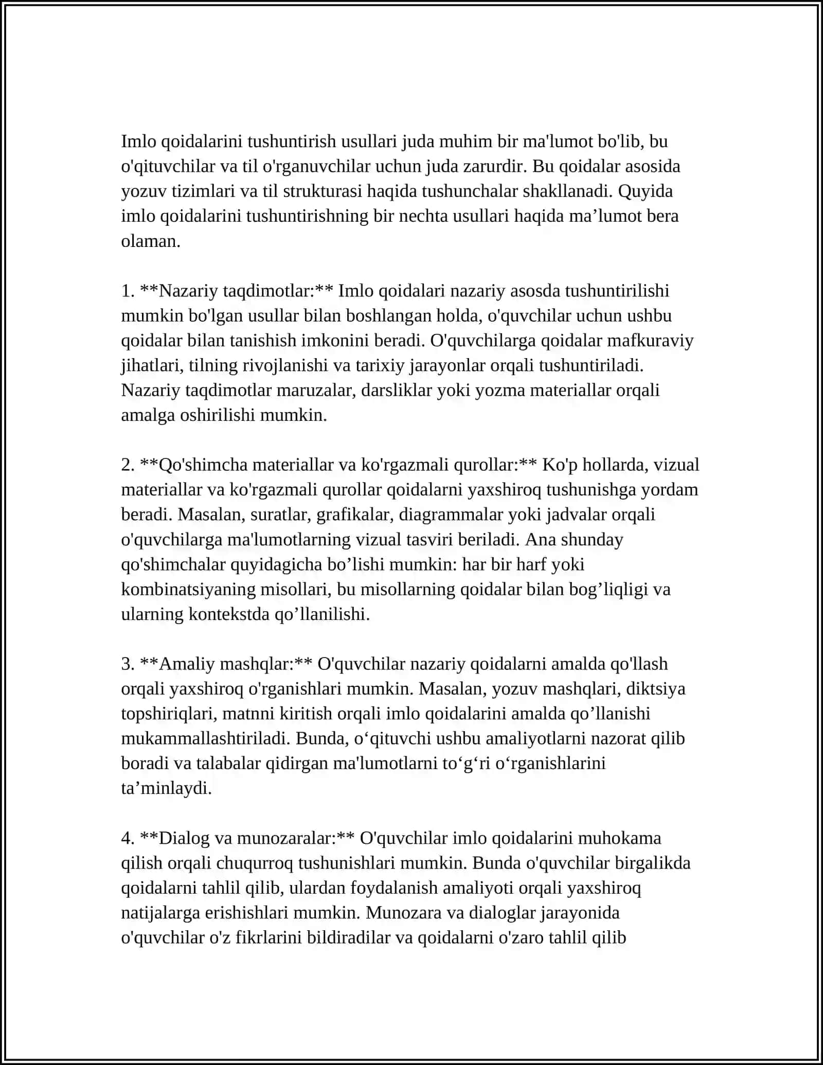 O'QUVCHILARNI IMLO QOIDALARIGA RIOYA QILISHNI O'RGATISH 3